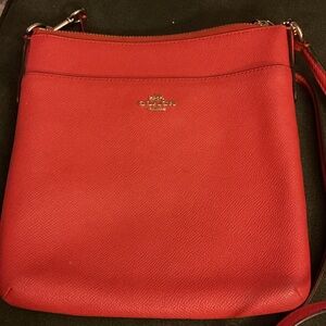 Coach Vibrant Red/Orange Crossbody Bag